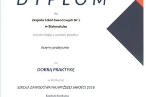 Uroczysta Gala finałowa konkursu Szkoła Zawodowa Najwyższej Jakości