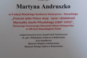 Finał miejskiego konkursu historyczno-literackiego