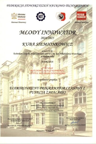 Kolejny sukces naszych uczniów …